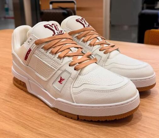 1AHTS7 Cognac Fashion brand design                   rainer Mens Luxury Sneakers 13