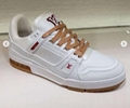 Cheap Louis Vuitton Beige 1AHTUZ LV Trainer Sneaker New Women designer Shoes men