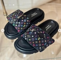 1AHTFN LV Trainer Sneaker Monogram Flowers Mix of materials Louis Vuitton 541854