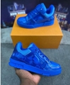 Louis Vuitton 1AHDK8 LV Trainer Sneaker translucent PVC Monogram Spring 2025 men's collection vintage basketball sneakers