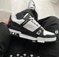 1A9JG9 Black Buy Louis Vuitton 1ADF5C LV Trainer Sneaker Virgil Abloh Monogram denim shoes