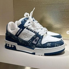 1A9JGT Blue                   rainer Sneaker Virgil Abloh Monogram denim shoes
