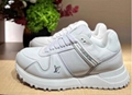 Louis Vuitton 1AHSRL Run Away Maxi Sneaker 2025 lightweight Plain calf leather running shoes