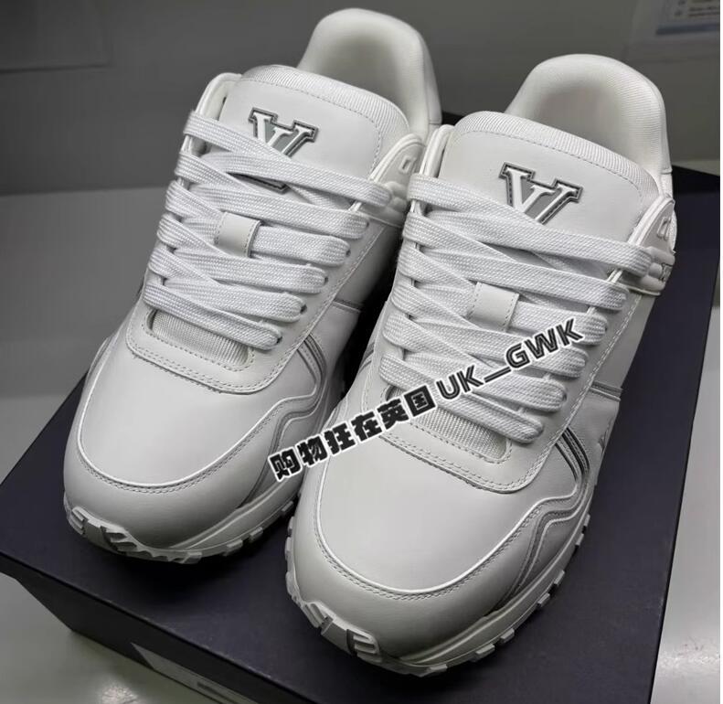               1AHSS0 Run Away Maxi Sneaker 2025 lightweight Plain leather shoes  4