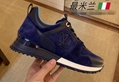               1AHSNY Run Away Sneaker Monogram grained calf leather sleek design 8