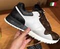 1AHSOG               Run Away Sneaker Monogram grained calf leather sleek design 19