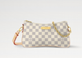 Louis Vuitton N00228 NEW Liv Pochette Damier Azur canvas gold-tone chain strap LV design luxury handbag bags