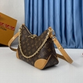               M45832 Boulogne PM Monogram double-zip clutch shoulder chain bag  11