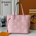 Louis Vuitton M14285 NEW Neverfull MM Monogram Empreinte leather textile pouch LV handbag tote