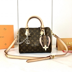               M46977 CUSTOMIZABLE Speedy Bandoulière 25 Monogram padlock     ags