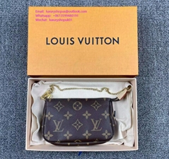               Monogram Mini Pochette Accessoires Pouch M58009     uxury handbags