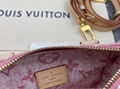 Louis Vuitton M81213 LV Nano Speedy In Pink Monogram Jacquard Denim LV handbag