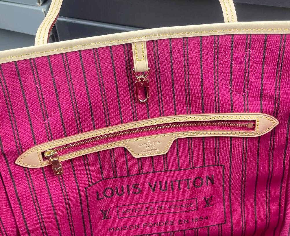 LOUIS VUITTON Designer Tote Handbag Neverfull MM Monogram Canvas LV Icons Women's Bags M41177