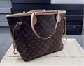 LOUIS VUITTON Designer Tote Handbag Neverfull MM Monogram Canvas LV Icons Women's Bags M41177
