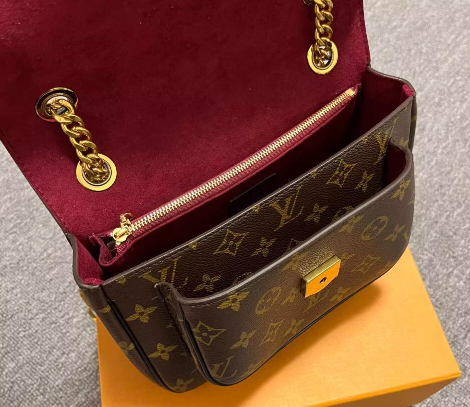 Louis Vuitton Monogram Passy Bag Luxury M45592 Crossbody LV handbag Canvas Brown cheap