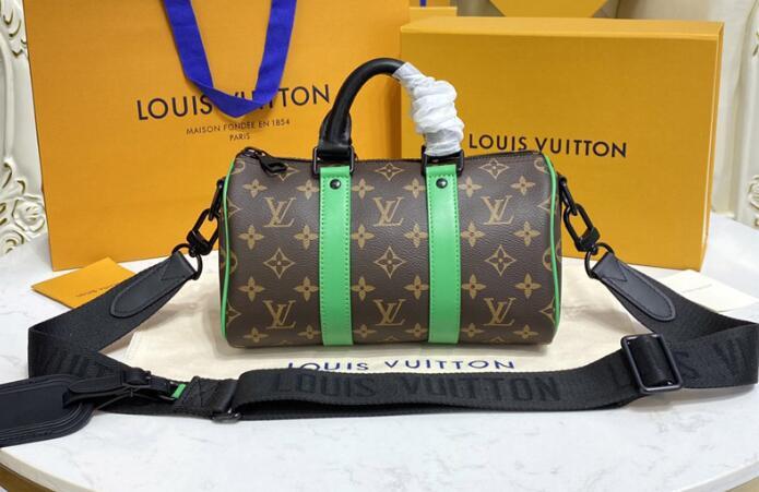               Keepall Bandoulière 25 Monogram Macassar Canvas     andbag luxury  19