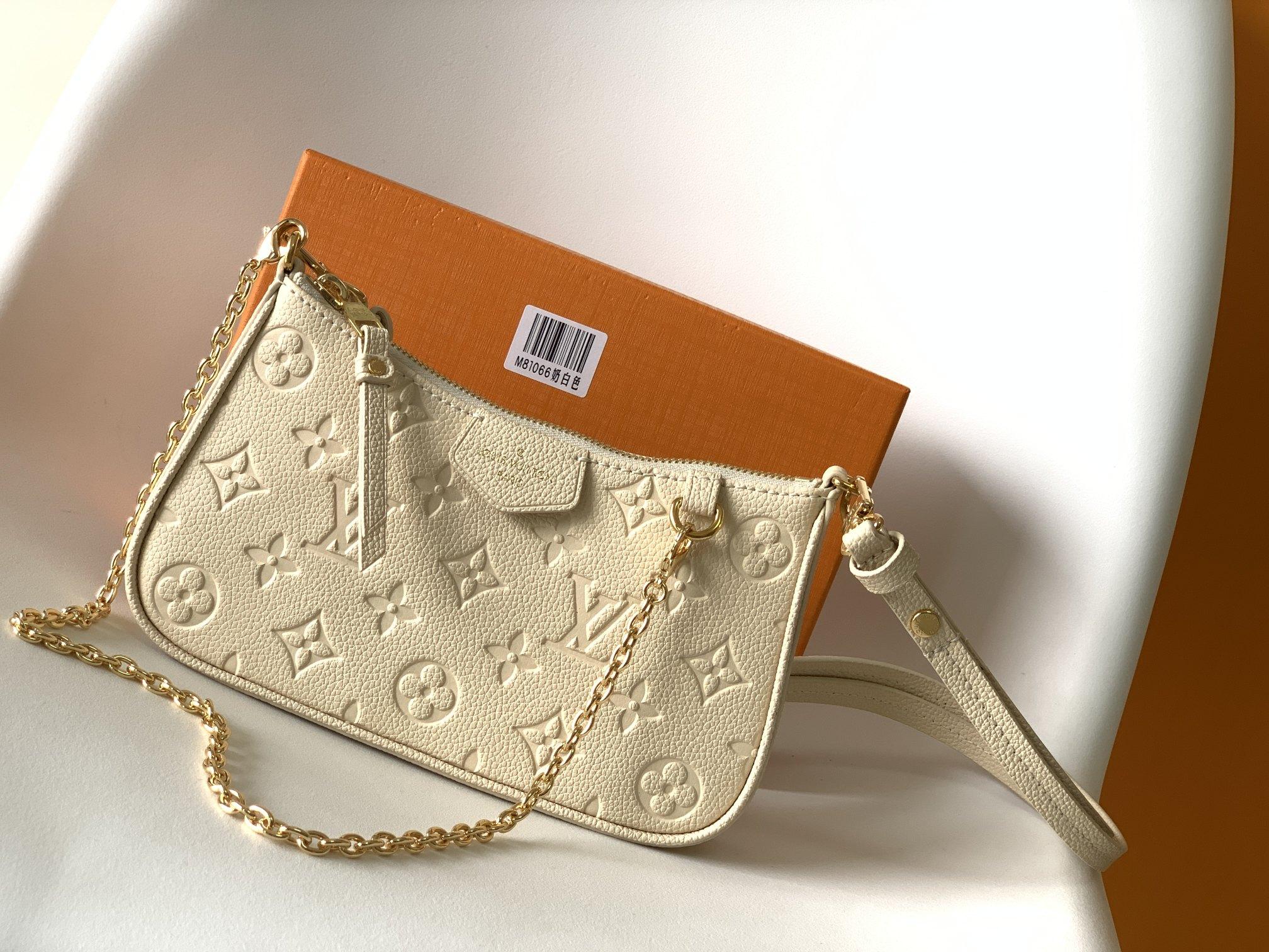 Louis Vuitton M80349 Easy Pouch On Strap Monogram Empreinte crossbody strap bag LV handbag
