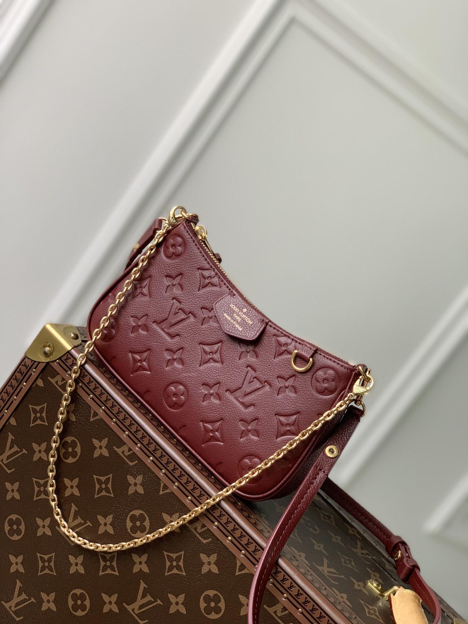 Louis Vuitton M80349 Easy Pouch On Strap Monogram Empreinte crossbody strap bag LV handbag