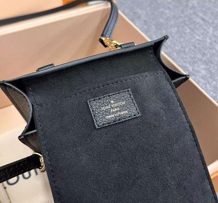 Louis Vuitton Monogram Empreinte Petite Sac Plat M80478 Handbag LV bags luxury 