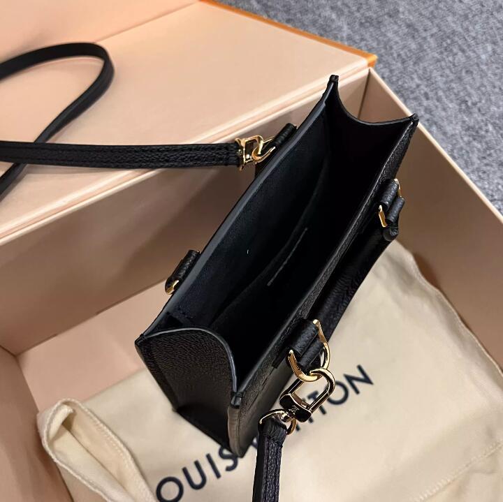 Louis Vuitton Monogram Empreinte Petite Sac Plat M80478 Handbag LV bags luxury 
