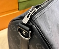 Louis Vuitton Keepall Bandouliere 50 Travel Bag In Monogram Eclipse Canvas M45392 Bandoulière Leather Duffle Men s Weekend Travel Bag