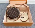 LOUIS VUITTON Monogram M81098 Loop 2 Way Shoulder Bag half-moon baguette Nicolas Ghesquière Croissant crossbody LV bag