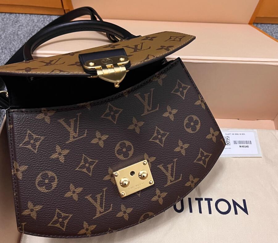 Louis Vuitton M46548 Tilsitt Monogram Reverse ideal city bag LV luxury handbag 