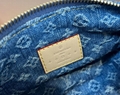 Louis Vuitton Hills Pochette Blue Denim For Women M82949 LV handbag luxury sale