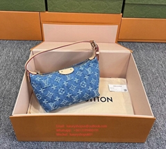               Hills Pochette Blue Denim For Women M82949     andbag luxury sale (Hot Product - 1*)