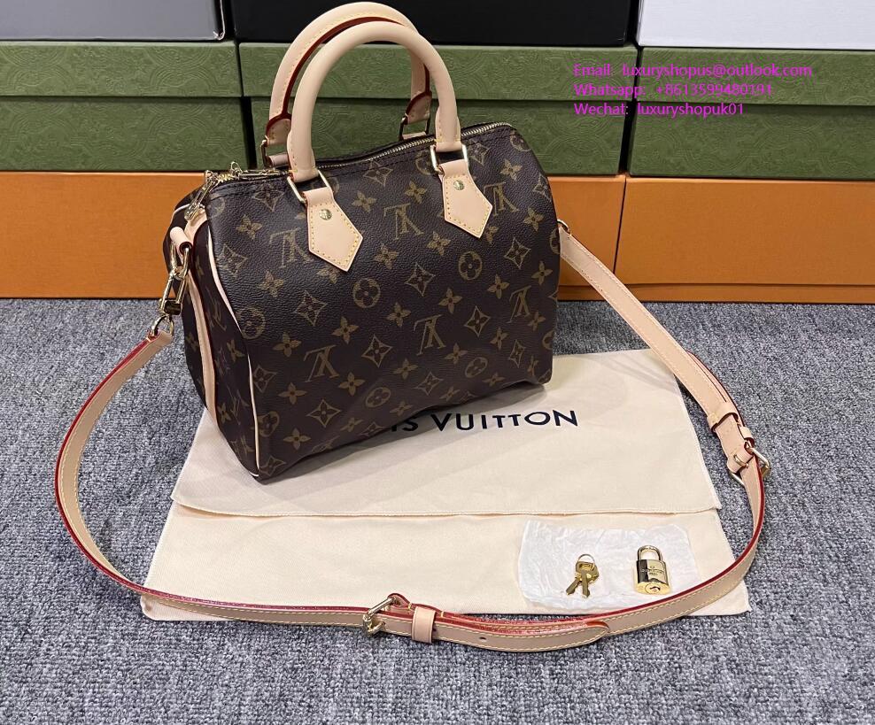 Louis Vuitton M46977 Speedy Bandoulière 25 M41113 Monogram canvas ideal city bag