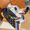 Louis Vuitton Women's Silk Scarves Squares Bandeaus Luxe Prints Designer Scarves