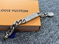 Louis Vuitton M00855 Monogram Plate Chain Bracelet fashion design LV jewellery
