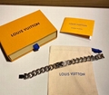 Louis Vuitton M00855 Monogram Plate Chain Bracelet fashion design LV jewellery