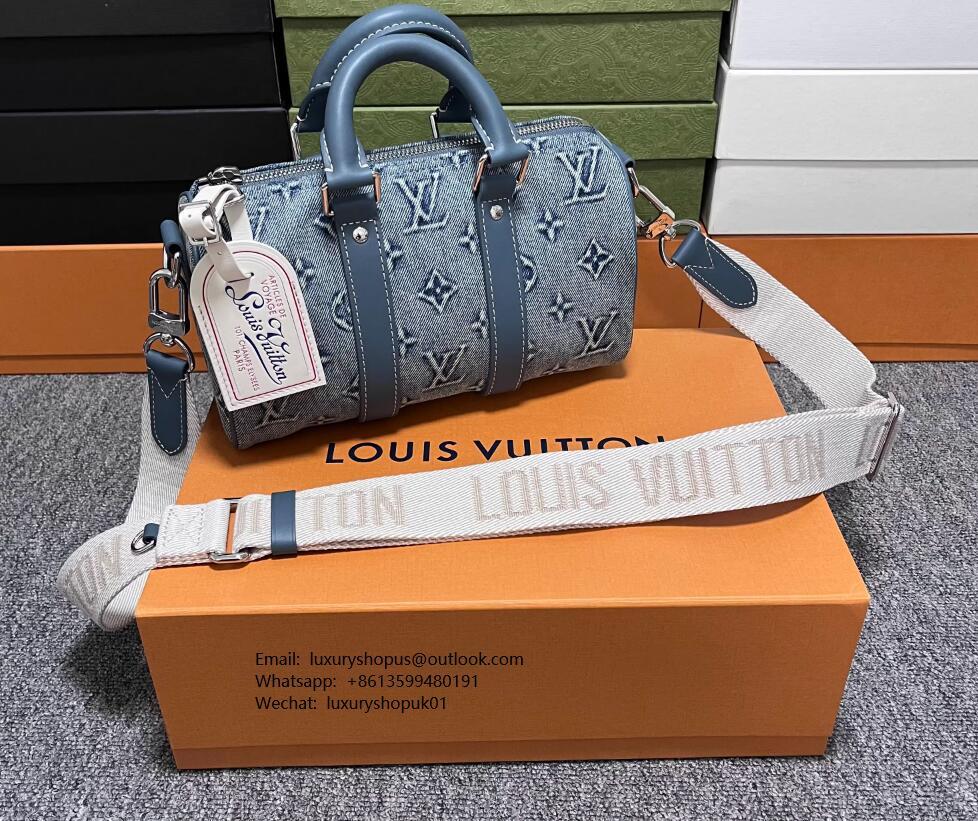 M41418 Louis Vuitton Keepall Bandoulière 45 Monogram Weekend travel bag lv men handbag
