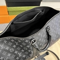 M41418 Louis Vuitton Keepall Bandoulière 45 Monogram Weekend travel bag lv men handbag