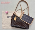 LOUIS VUITTON M46203 CarryAll PM MM Monogram LV Vibe Classic Designer city bag for Women 