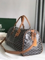 Goyard Chevron Croisiere 50 Duffle Travel Bag Croisiere Coated Canvas weekend men handbag