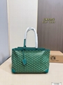 Goyard Goyardine Canvas Sand Bellechasse PM Bag open tote bags Biaude handbags