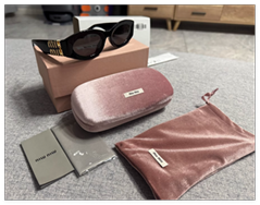 Miu Miu Prescription Glasses Luxury Women's Eyewear Sunglasses Designer Frames