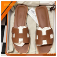 Hermès Oran Slide Sandals Oasis Sandal Buy luxury design Ladies Slides Shoes 