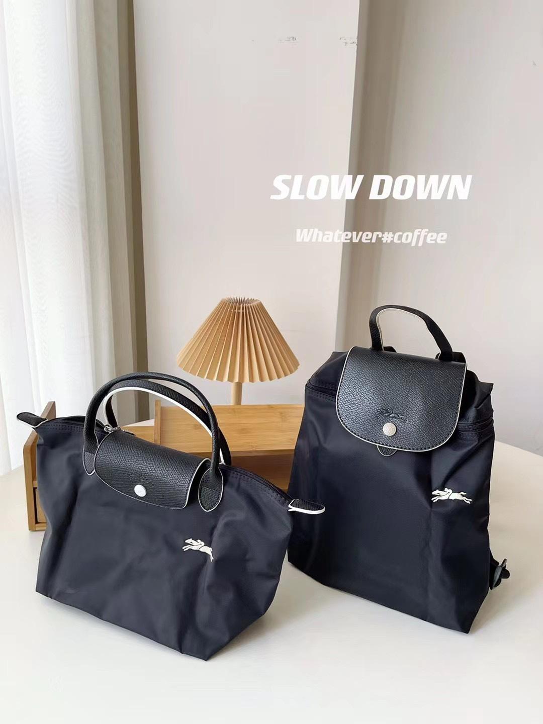 Longchamp Leather Le Pliage Club Backpack Men Women luxury design folded bags for sale 