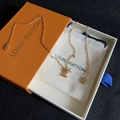 LV Iconic Enamel Necklace Fashion Jewellery Louis Vuitton Metal Crystals Fashion