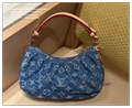 Louis Vuitton Pochette Valley Hills monogram Denim Bag luxury design LV handbag