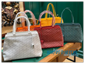 Goyard Coursier Messenger bag Sac messager Belvedere II en toile enduite handbag