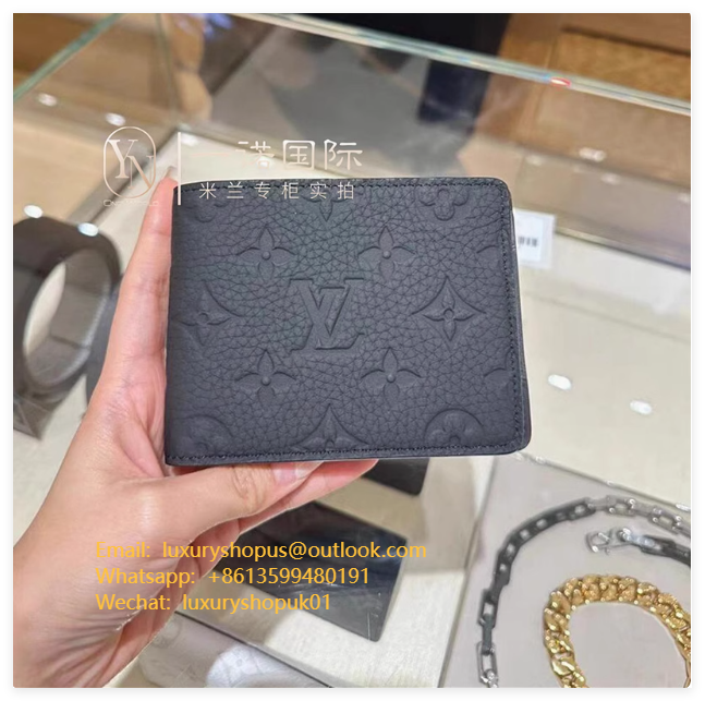 Louis Vuitton Multiple discreet wallet Monogram Slender Damier Graphite men bag LV purse