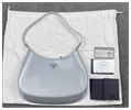 Prada Cleo Satin Shoulder Bag Crystals diamond satin glitters crossbody handbag