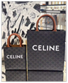 Celine Vertical Cabas Tote Mini Canvas Hippopotamus bag crossbody handbag cheap 