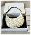 Celine Ava Triomphe Canvas calfskin leather handbag Best luxury design tote bags