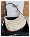 Celine Ava Triomphe Canvas calfskin leather handbag Best luxury design tote bags
