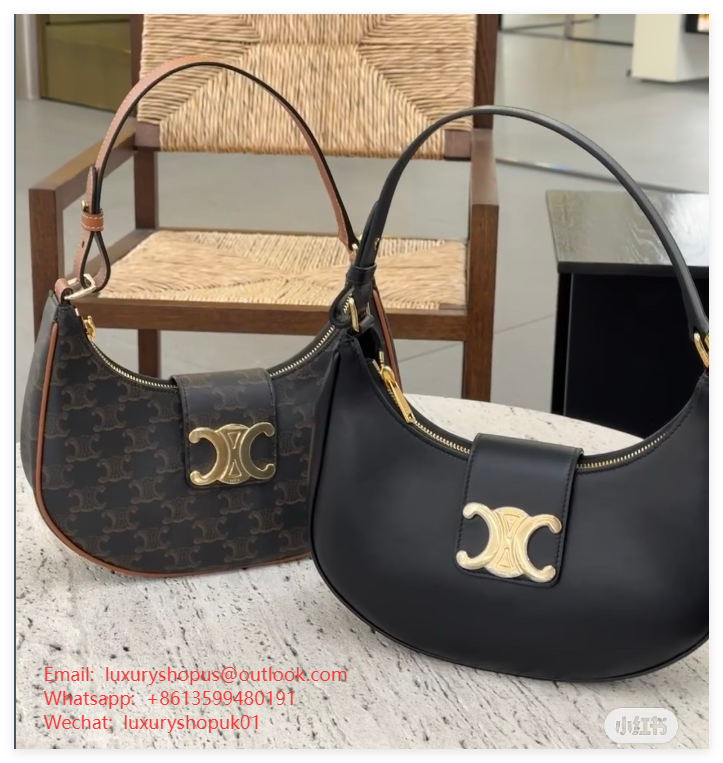        Ava Triomphe Canvas calfskin leather handbag Best luxury design tote bags 11